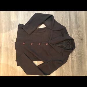 Dark gray blazer